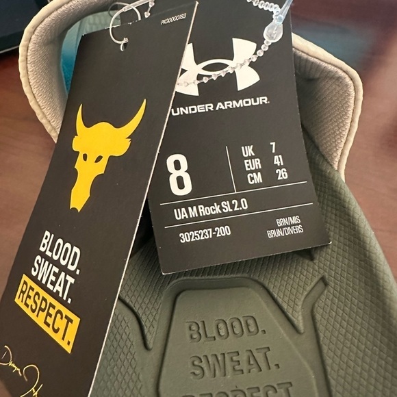 New men’s project rock UA under armour michelin wild grippers slide size - Picture 7 of 7